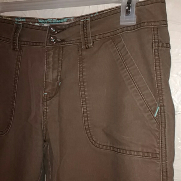 Aeropostale brown Capri pants size 11/12 - Picture 3 of 8